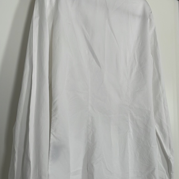 Salvatore Ferragamo White Buttoned Down Shirt / Size 14 - Picture 9 of 11